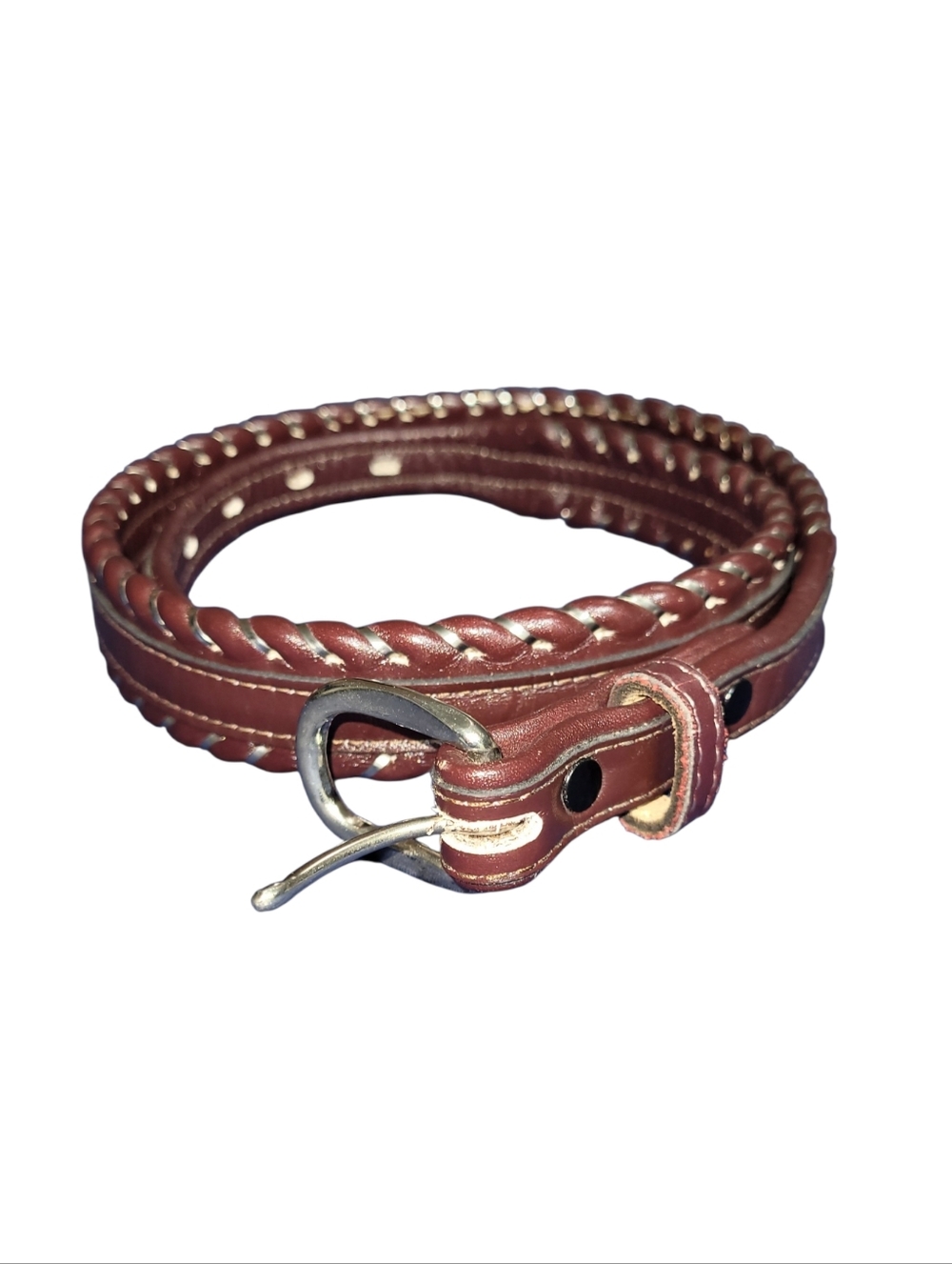 Dun Dee Full Grain Cowhide Leather Western Belt